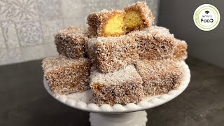 LAMINGTON CAKE RECIPE | How to make chocolate-coconut Lamingtons!