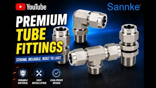 Upgrade Your Hydraulic System with Sannke Tube Fittings #machine  #machining #cncsoftware