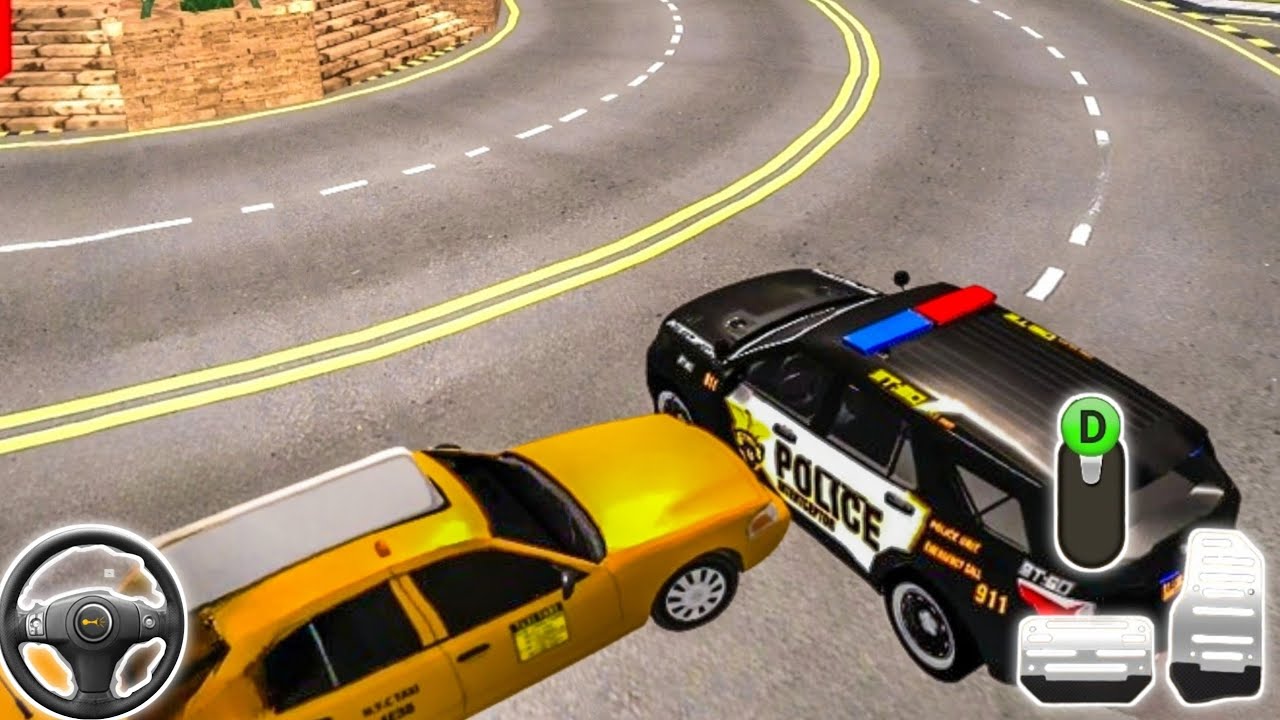 Highway Police Chase Gameplay  | Realistic Driving in Police Simulator Game 2025