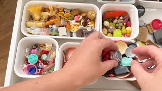 Miniature kitchen set installation 💛 ASMR 💛 Re-ment collection Mini kitchen set