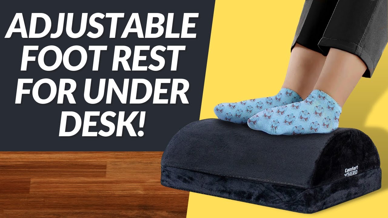 Adjustable Desk Foot Rest for Added Height-ErgoFoam