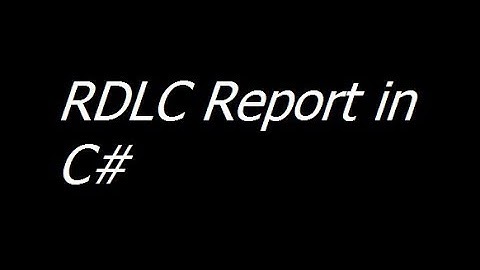 013 - RDLC Report in C# with Parameters - Urdu Hindi