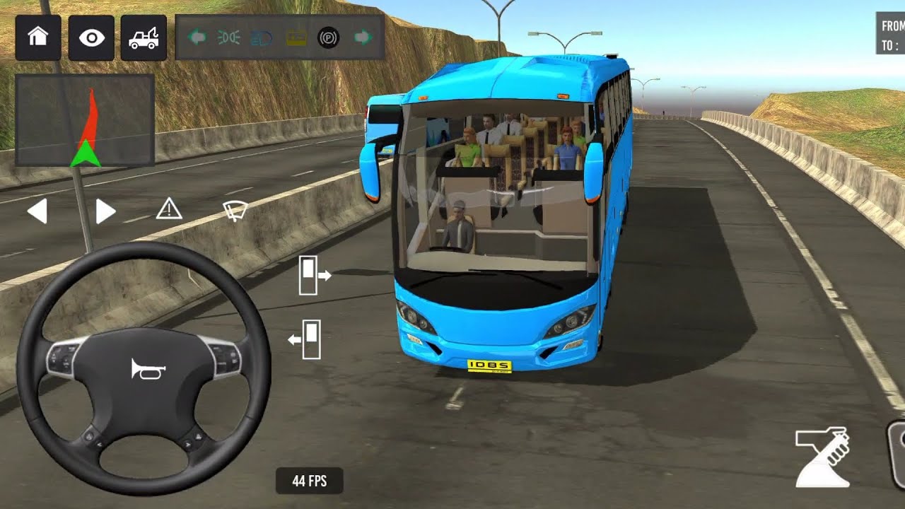euro coach bus simulator 😲🚍 || new coach bus simulator part-03 Android gameplay 