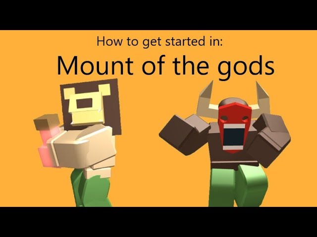 Roblox Mount Of The Gods Game Pack Monte Dos Deuses + Codigo