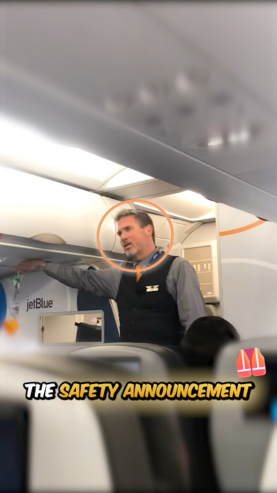 Pramugari Lucu Meniru Pengumuman Keselamatan 😂✈️