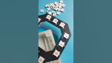 First digit for my clock WS2812 #jlcpcb