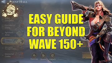 How to survive Wave 150+ | Zombie Invasion Endless Mode [Watcher Of Realms]