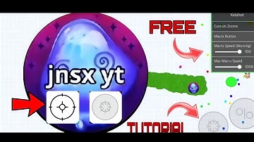 NO ROOT MACRO // MACRO XELAHOT  BUTTON  TUTORIAL // HOW TO HAVE MACRO AND USE IT ( Agar.io Mobile)