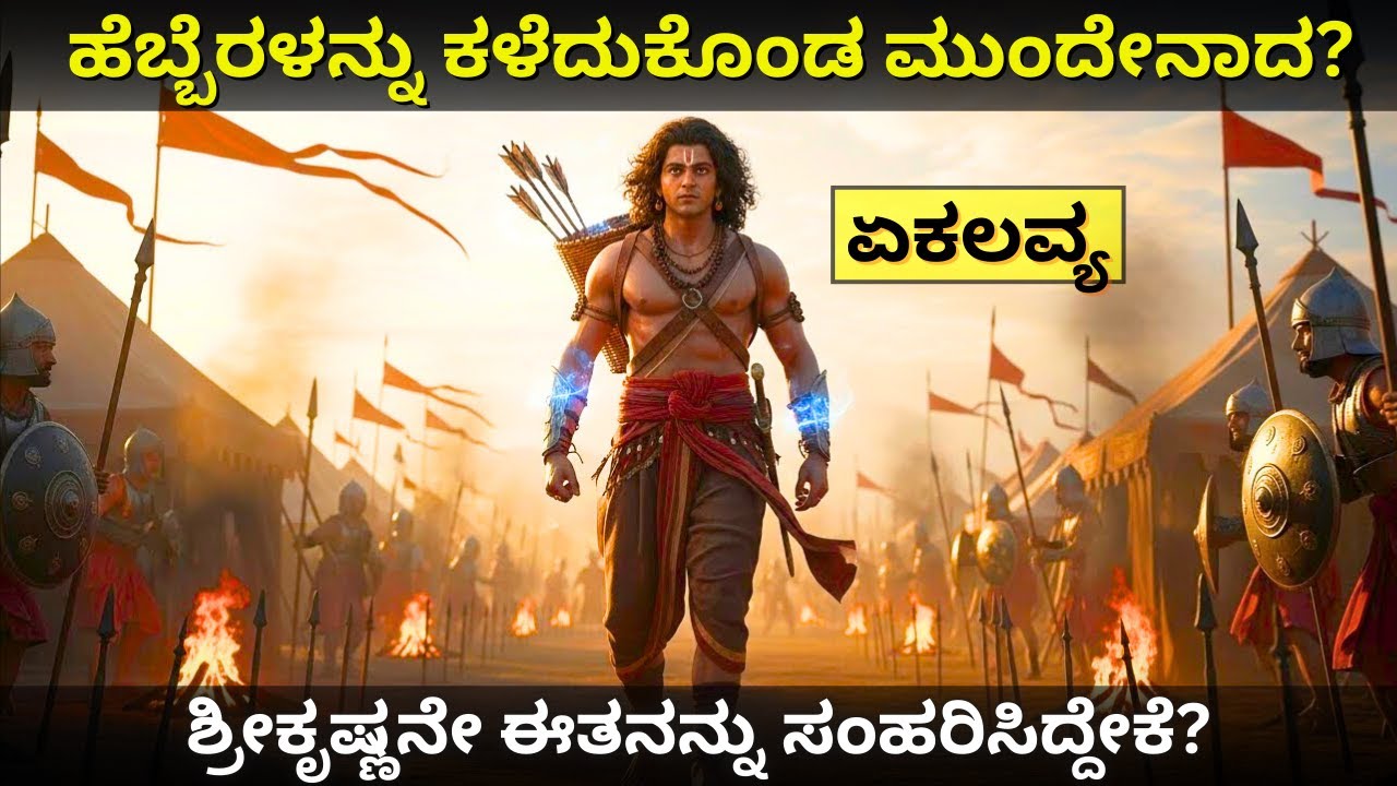 ಏಕಲವ್ಯ: ವಿಧಿಯ ಮುಂದೆ ವಾಲಿದ ವೀರ | ಗುರು ತಿರಸ್ಕರಿಸಿದ ಶಿಷ್ಯ | Ekalavya Explained
