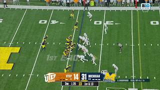 Andrew Marsh Down the Middle for the TD vs. UTEP | Michigan Football