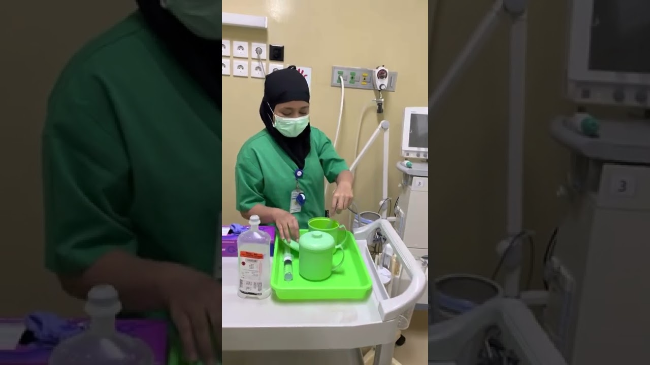 Tindakan suction dengan close suction