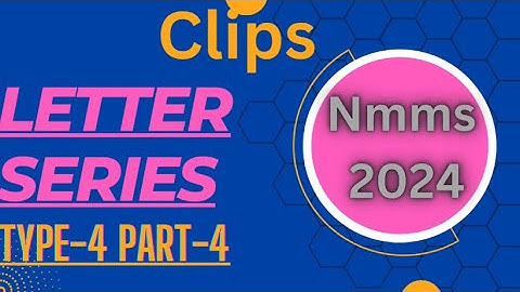 #Clips#Series completion test type-4 part-4#Letter series@ Mathematics Professional