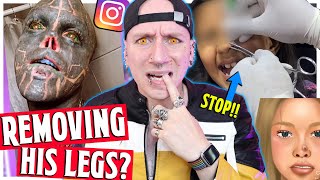 Stop Doing ILLEGAL Piercings & Body Modifications | Reacting To Instagram DMs 39 | Roly