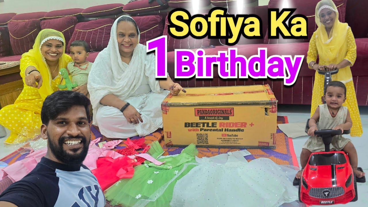 Sofiya Ka Pehla Birthday | Tayyari Shuru | Birthday Se Pehle Gift | Street Food Zaika
