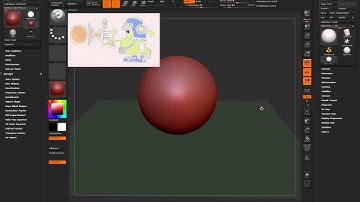Set Your Reference Image in zBrush using Spotlight