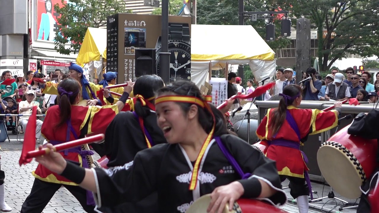 琉球國祭り太鼓（海ヤカラ 電気がなくても何でもできる＠MOA4番街）in