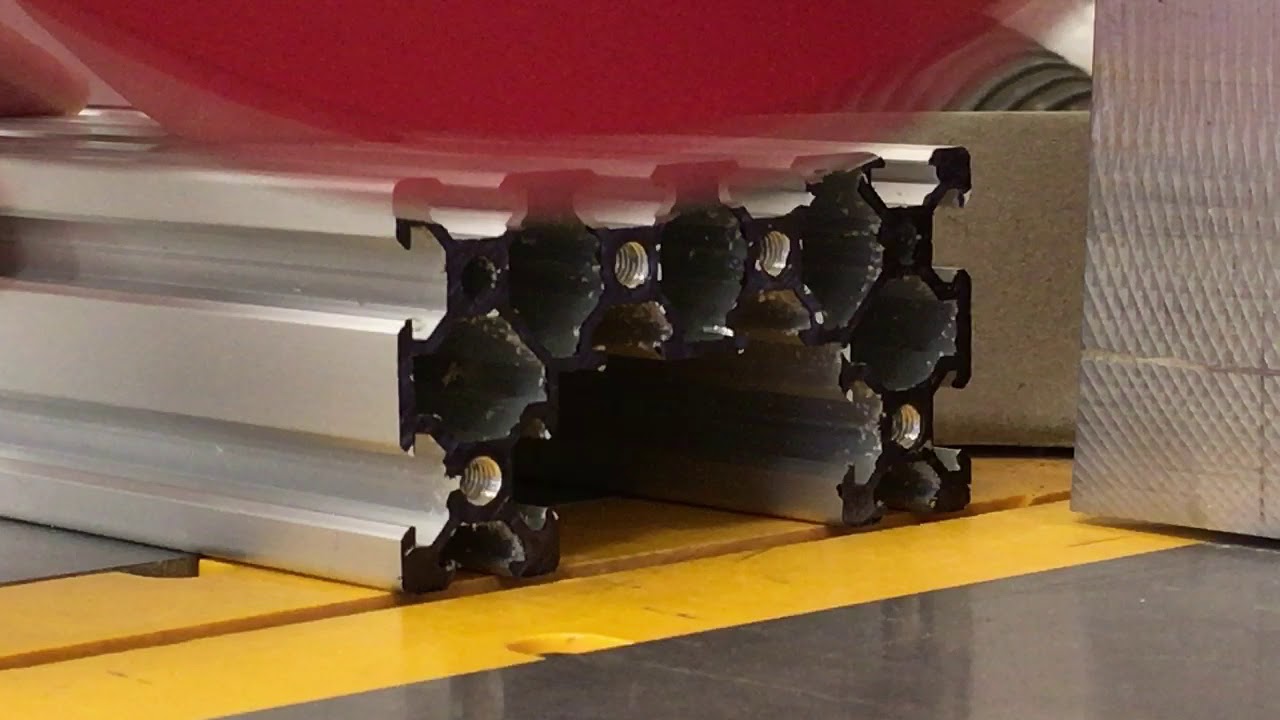 cutting-c-beam-aluminum-extrusion-youtube