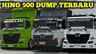 SHARE 3|!! MOD HINO 500 DUMP TRUCK TERBARU BUSSID || MOD BUSSID TERBARU 2024