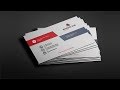 Professional Business Card Design Tutorial- Photoshop CC (2018)