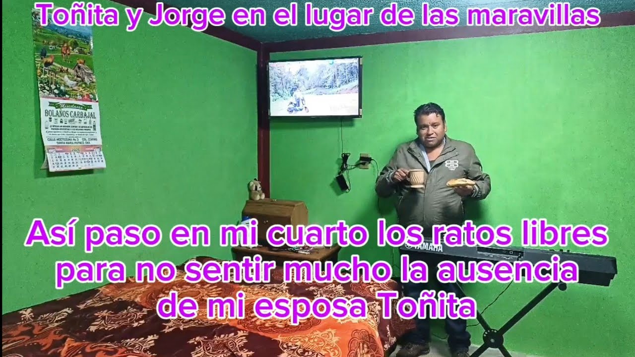 ✅️ Así paso en mi cuarto los ratos libres para no sentir mucho la ausencia de mi esposa Toñita 