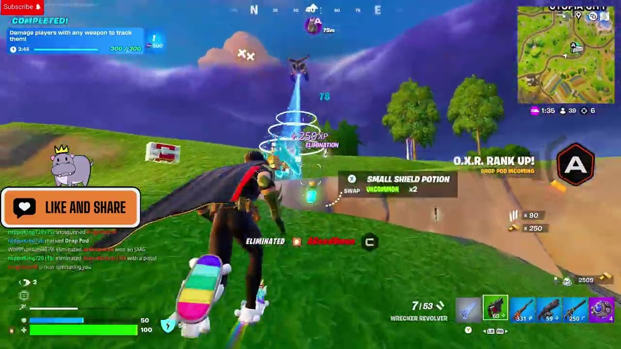 FORTNITE RANKED! TRIPLE KNOCKOUT! DART POD INCOMMING!