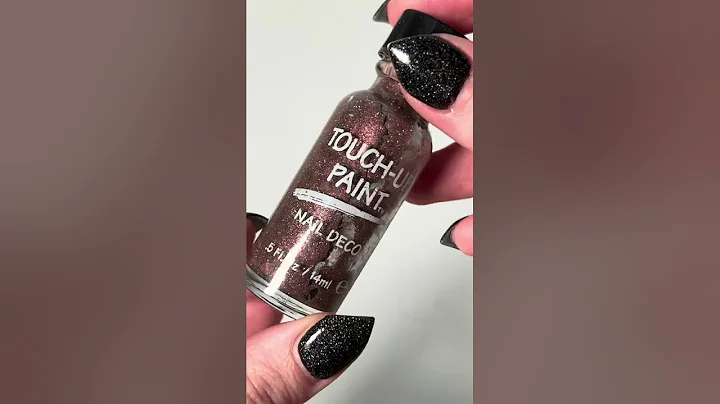 Revival: Circa 2000 Touch-Up Paint Nail Polish in Greed - Holographic Glitter & Mica Shimmer 