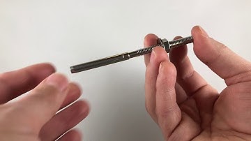 Swage Threaded Stainless Steel Cable Tensioner for 1/8" Cable