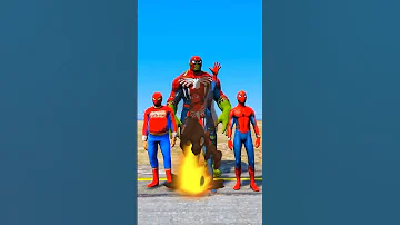 GTA V : HULK VS SPIDER MAN SUPERHERO BATTLE😎|#gta5 #shorts