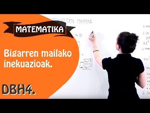 Bigarren mailako inekuazioak