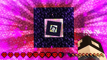 My friend hid Immersive Portals in my Minecraft Hardcore world!