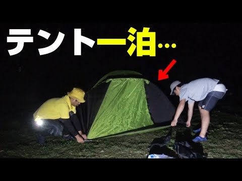 【1泊2日】釣りキャンプ～男二人軽トラ釣行～（夕食編）
