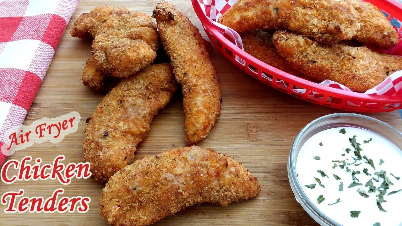 Air Fryer Chicken Tenders - Parmesan Crusted - Cook's Essentials - YouTube