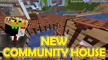 Ranboo STARTED BUILDING the new COMMUNITY HOUSE on Dream SMP !