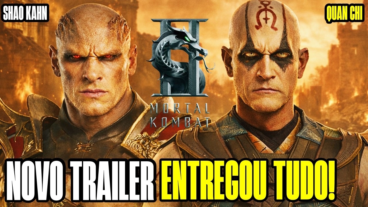 MK2 SPOILERS PESADOS! NOVO TRAILER DE MORTAL KOMBAT 2 CONFIRMOU OS VAZAMENTOS E MOSTROU DEMAIS