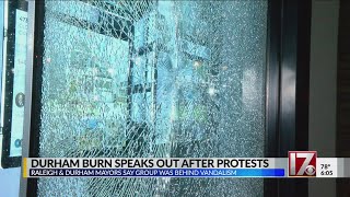 Raleigh, Durham mayors blame violence on white anarchists