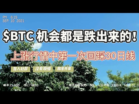 BTC 机会都是跌出来的，30日线黄金买入机会来了！！！ 20240318｜ETH 以太坊｜BTC 比特币｜ORDI｜区块链｜分析｜趋势｜交易｜做空 ｜做多｜