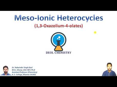 Meso-ionics#Heterocycles#1,3-Oxazolium-4-olates#Deol Chemistry