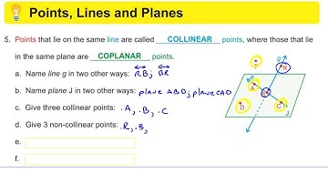 Points, Lines, and Planes - Geometry Video Lesson