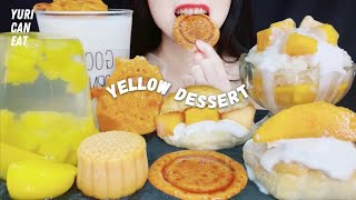 Yellow Dessert Dalgona Candy Squid Game Netflix Mango Jelly Mukbang Ko ng Tr Chi Con Mc Asmr