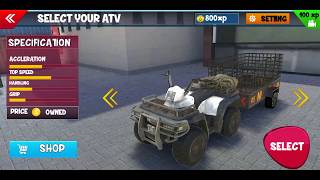 ATV Bike Dog Transport Cart Driving    Gameplay screenshot 4