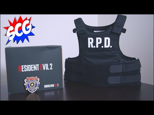 Resident Evil 2 R.P.D. Soft Body Armor Replica Unboxing // VIES