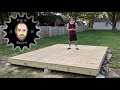 Building a 10 x 12 Shed, Part 1: Foundation