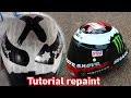 Tutorial/cara mebuat motif SHARK RACE R-PRO jorge lorenzo 2018 secara manual