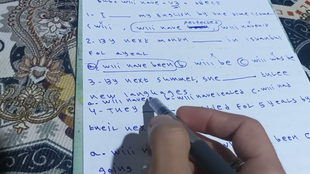 اللغة الإنجليزية: شرح المستقبل التام