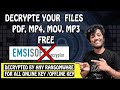 Decrypt your files affected by  any ransomware | Ethical Way | online/offline key | Recover Files