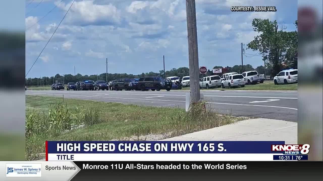 Bastrop man in custody after leading police on high-speed chase - YouTube