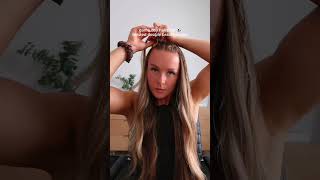 My favorite game day hairstyle ⚽️ #hairtutorial #soccergirl #athlete #ponytail