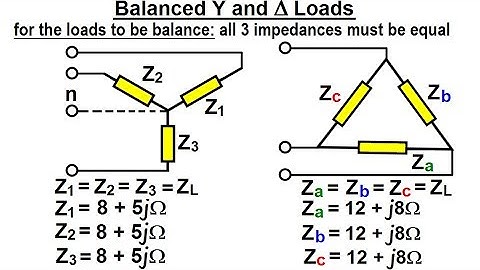 Electrical Engineering: Ch 13: 3 Phase Circuit (10 of 42) Balanced Y and Delta Loads