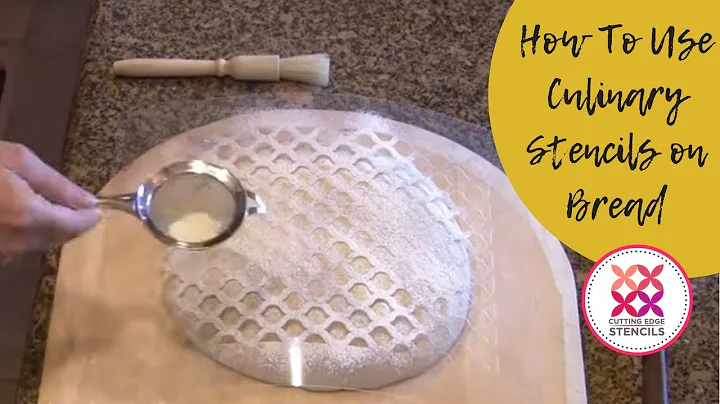 How To Stencil Bread With Culinary Stencils!