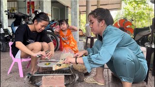 Nấu Trà Bí Đao Hạt Chia Và Làm Bánh Tráng Nướng #836 - Hai Sướng